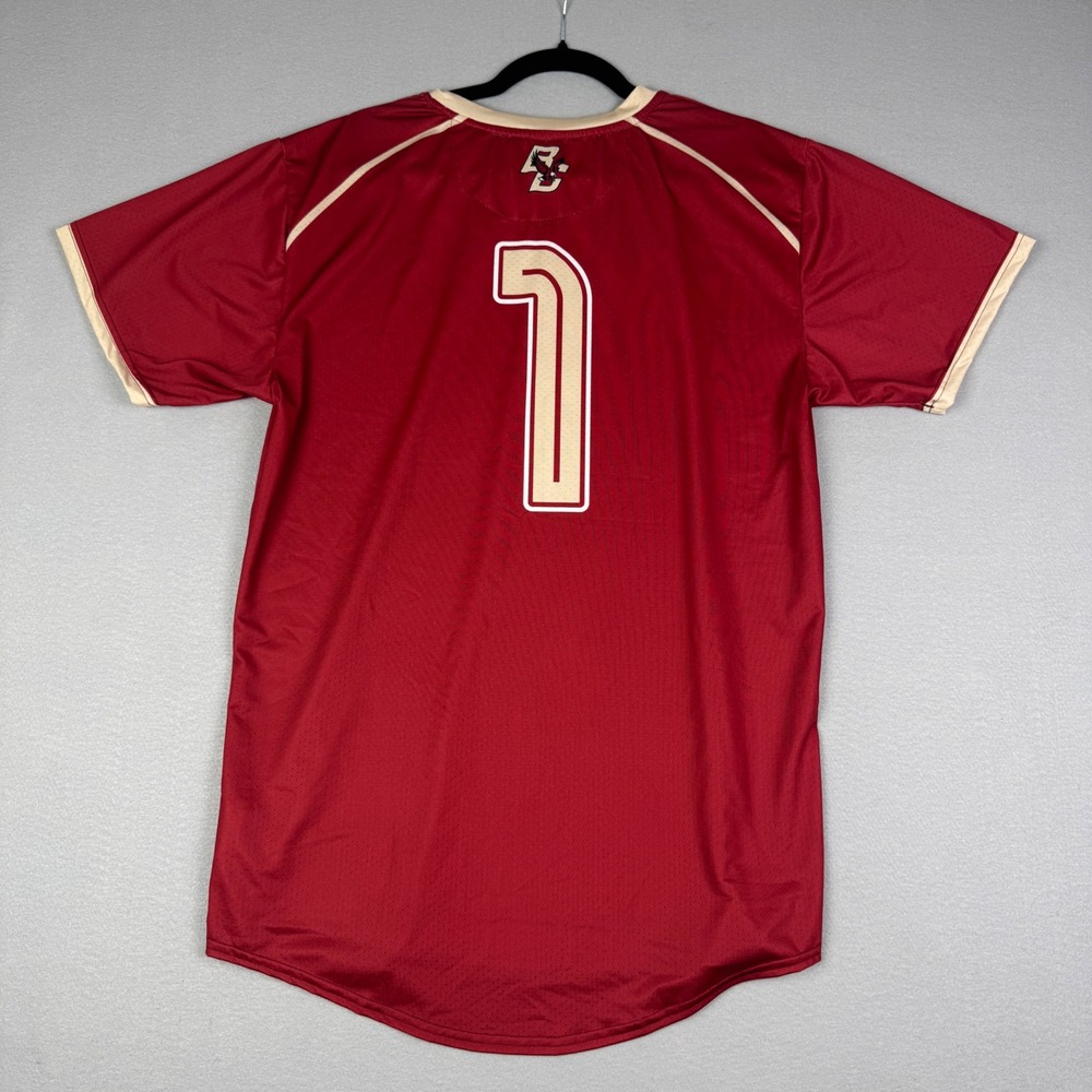 Boston College Eagles Jersey Gameday Greats ProSphere Maroon Gold Mens Large #1 - Picture 2 of 9